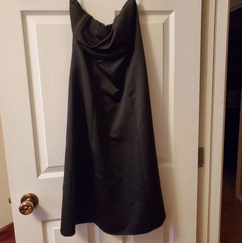 Black Satin LBD